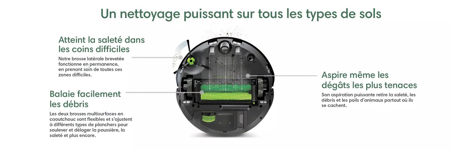 Dessous du Roomba j7+